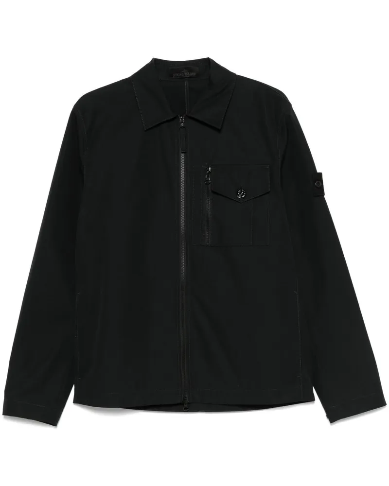 Stone Island Ghost Hemdjacke - Schwarz Schwarz