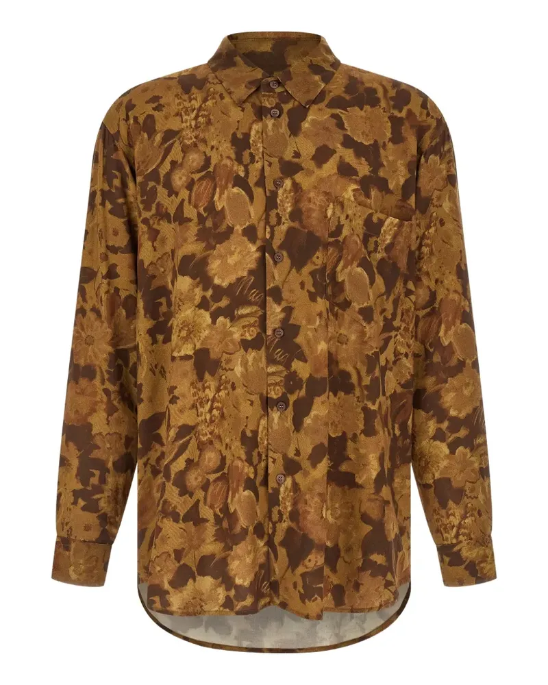 Magliano Hemd mit Blumen-Print - Braun Braun