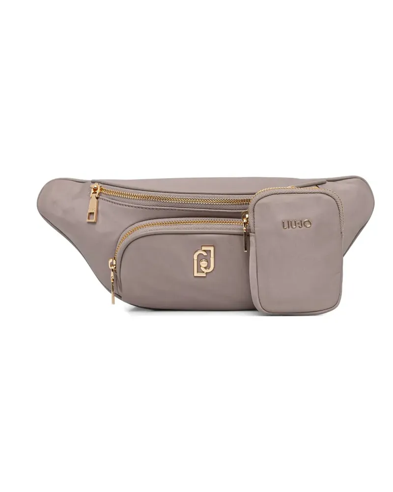 Liu Jo logo-plaque belt bag - Grau Grau