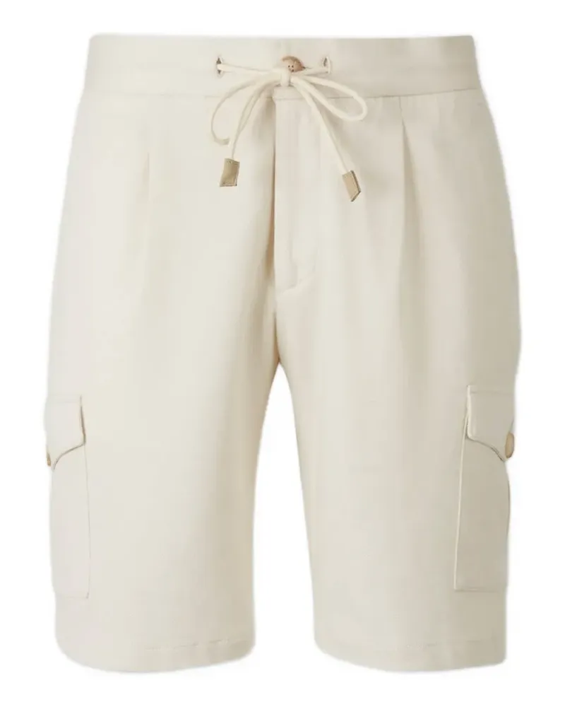 Gran Sasso Kordelzug-Shorts mit Klappentaschen - Nude Nude