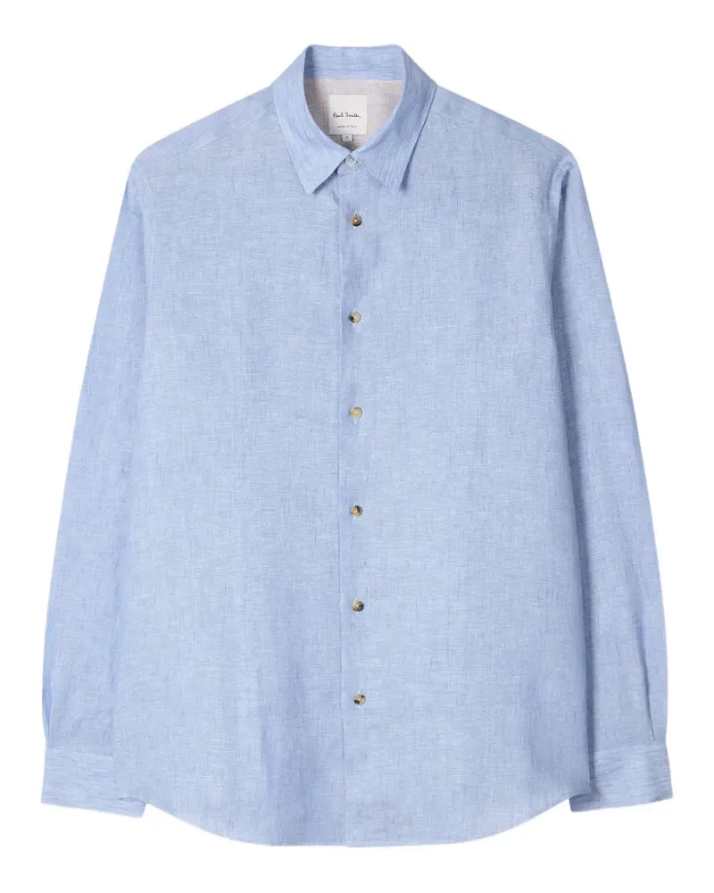 Paul Smith button-down linen shirt - Blau Blau