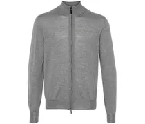 Cardigan aus Merinowolle - Grau