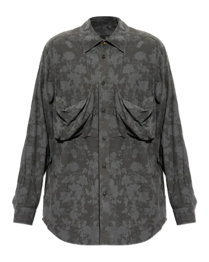 Vivienne Westwood Achilles Hemd mit Blumenprint - Grau Grau