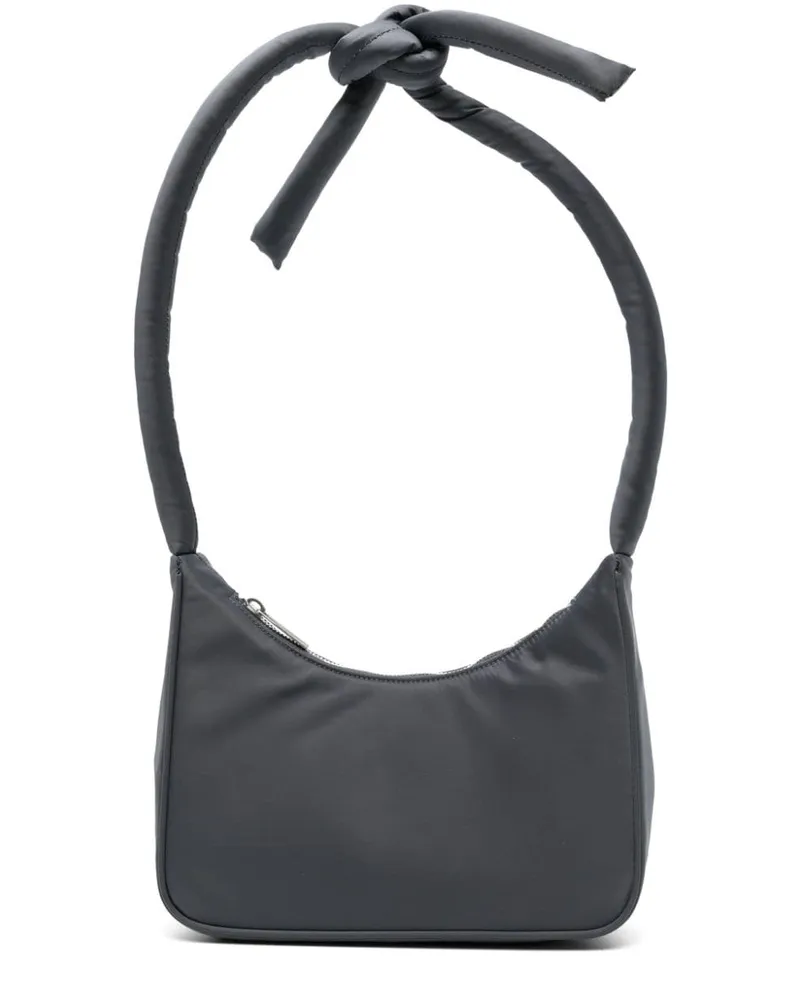 GOEN.J Schultertasche mit Knotendetail - Grau Grau