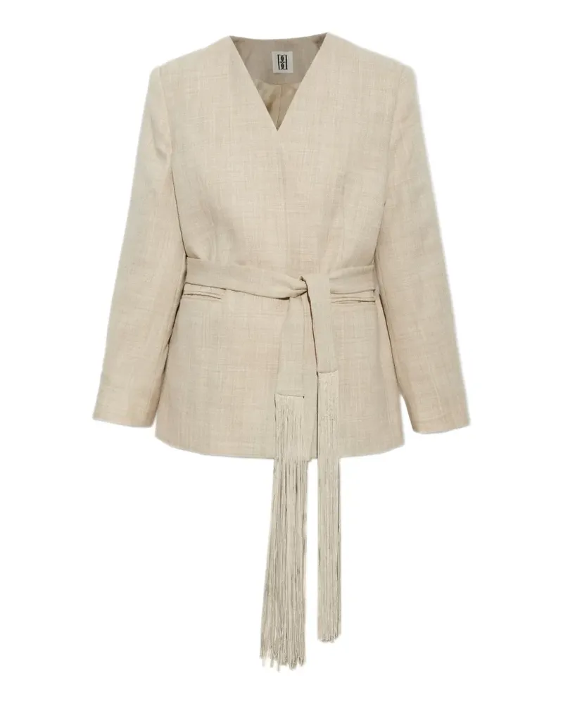By Malene Birger Emma Jacke mit Fransen - Nude Nude