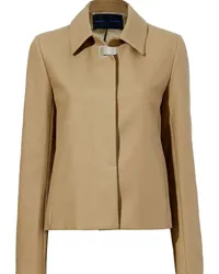 Proenza Schouler Lana Twill-Jacke Braun