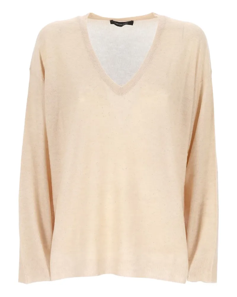 Fabiana Filippi V-neck sweater - Nude Nude