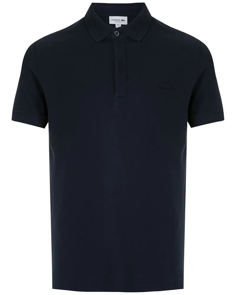 Lacoste Poloshirt mit Logo-Patch - Blau Blau