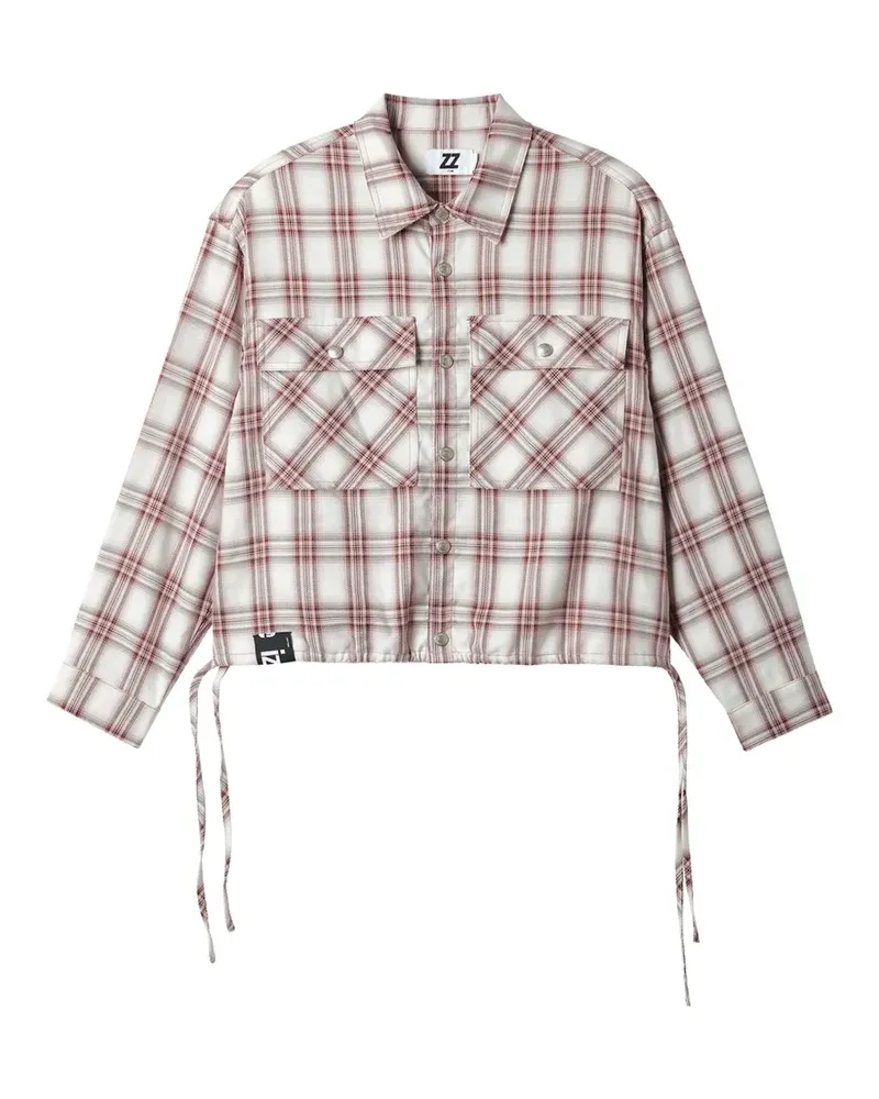 Izzue Hemd mit Check - Weiß Weiß