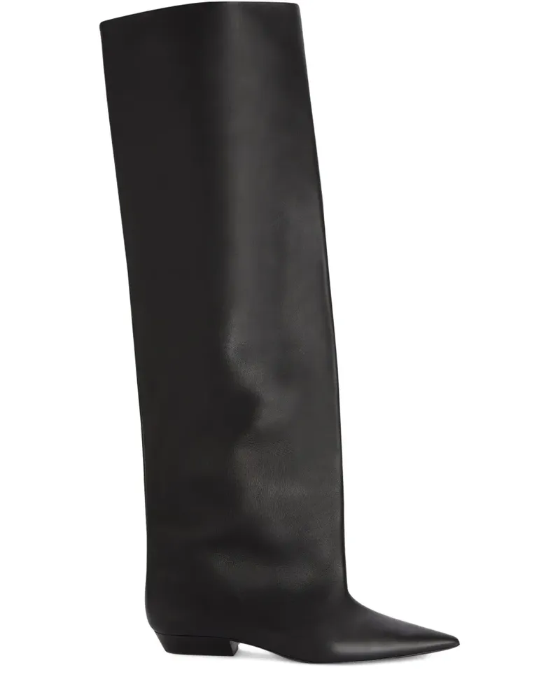 Jil Sander Kniehohe Stiefel - Schwarz Schwarz