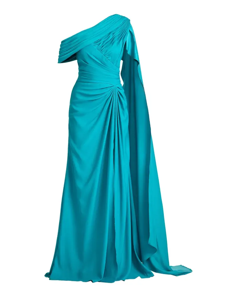 Tadashi Shoji Drapiertes One-Shoulder-Kleid - Blau Blau
