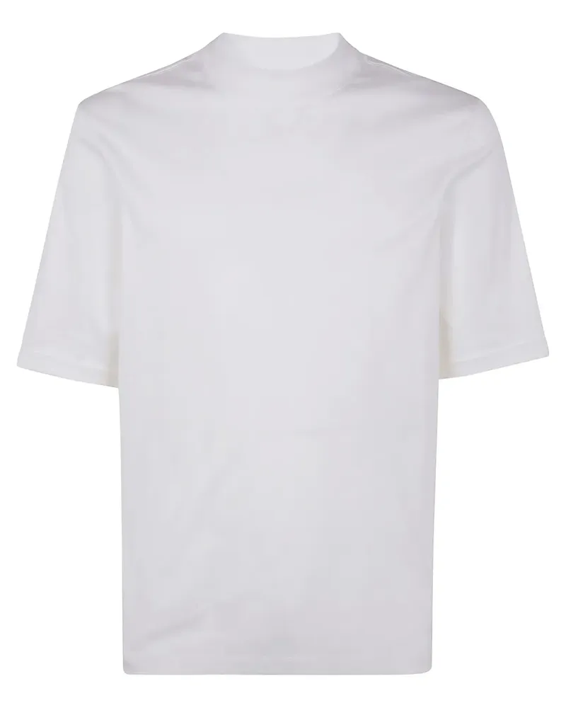 Brunello Cucinelli Klassisches T-Shirt - Weiß Weiß