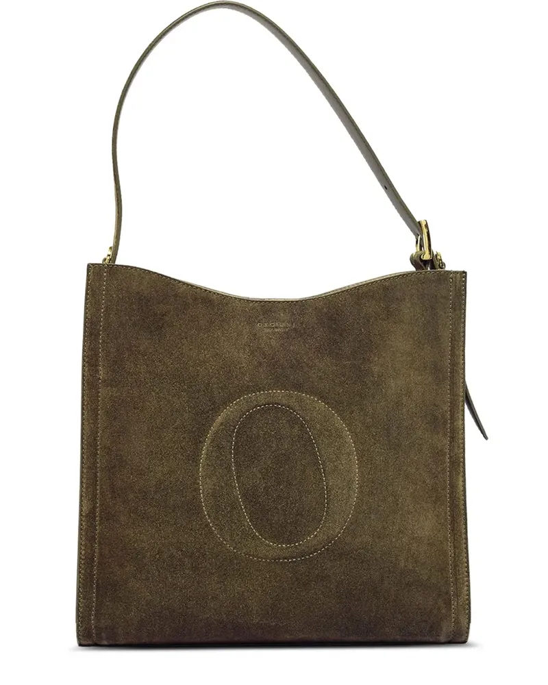 Orciani Mittelgroße Her-O Schultertasche - Grün Grün