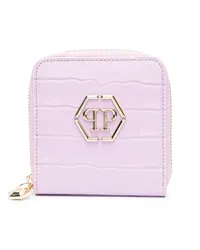 Philipp Plein Mini Portemonnaie Violett