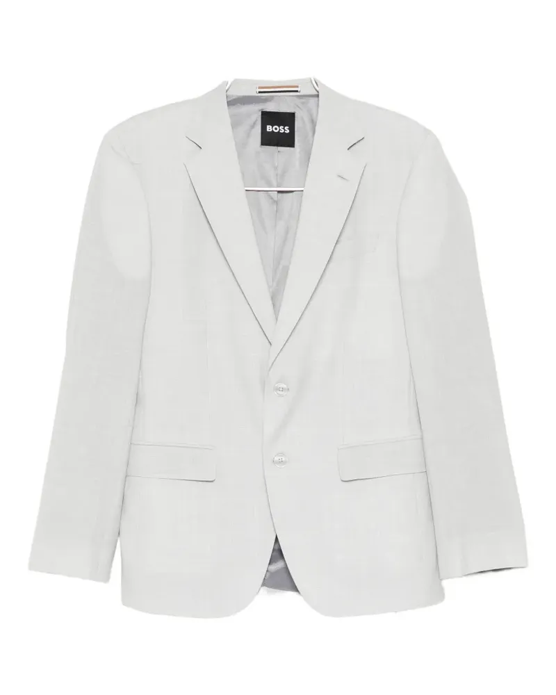 HUGO BOSS patterned single-breasted suit - Grau Grau