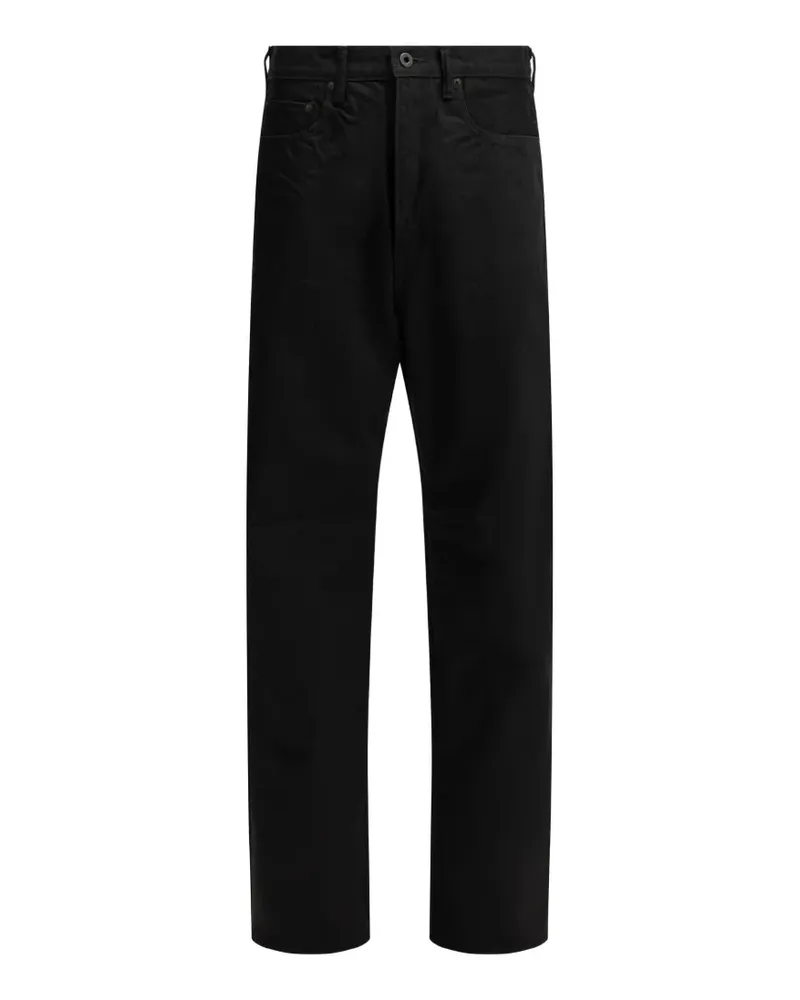 KAPITAL Monkey TH Straight-Leg-Jeans - Schwarz Schwarz