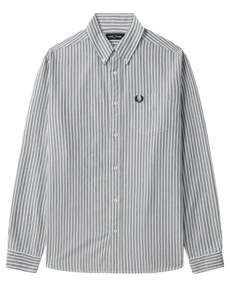 Fred Perry Klassisches Hemd - Grau Grau