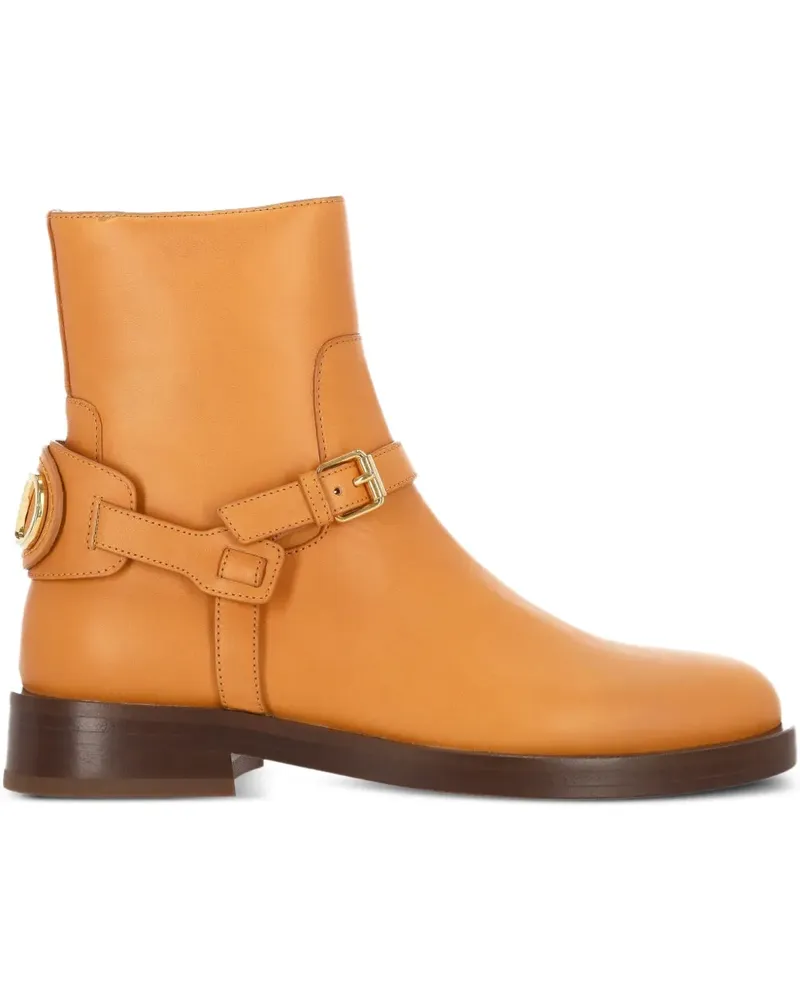 Valentino Garavani Stiefel mit Schnalle - Braun Braun