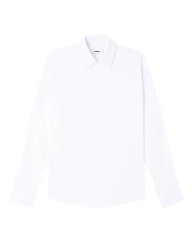 Sandro Klassisches Hemd - Weiß Weiß