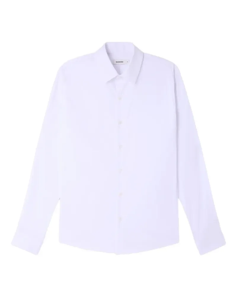 Sandro Klassisches Hemd - Weiß Weiß