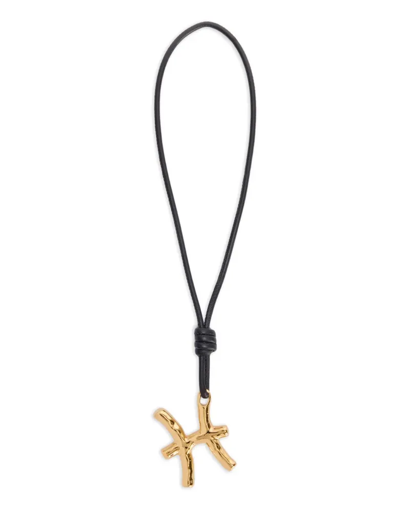 Jil Sander Zodiac Halskette mit Anhänger - Gold Gold