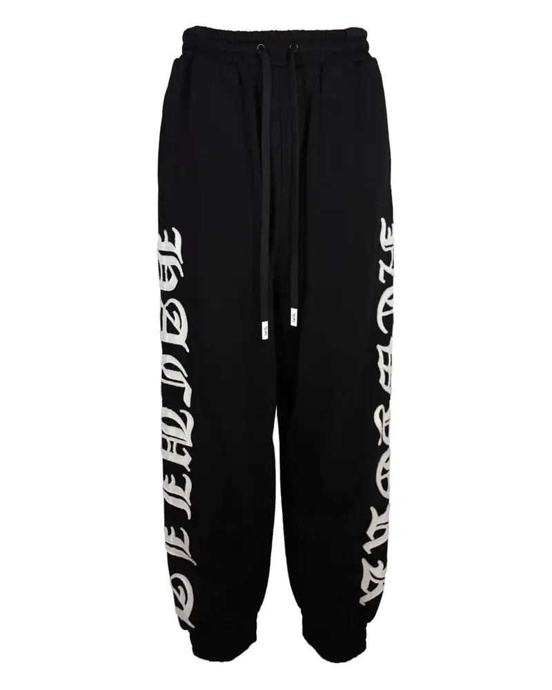 Haculla Bestickte NYC Jogginghose - Schwarz Schwarz