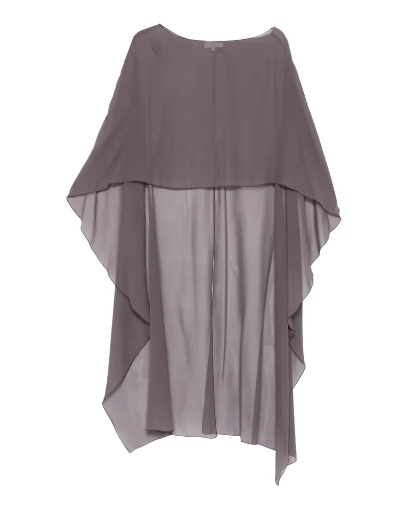 Antonelli Firenze Herve boat-neck cape - Violett Violett