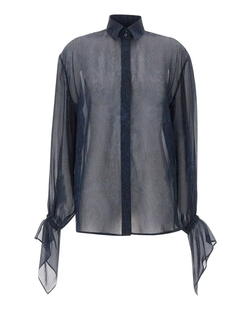 Etro Rock mit Paisley-Print - Blau Blau