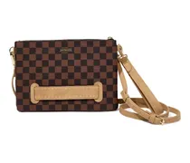 Hennyville Clutch mit Hai-Karo - Braun