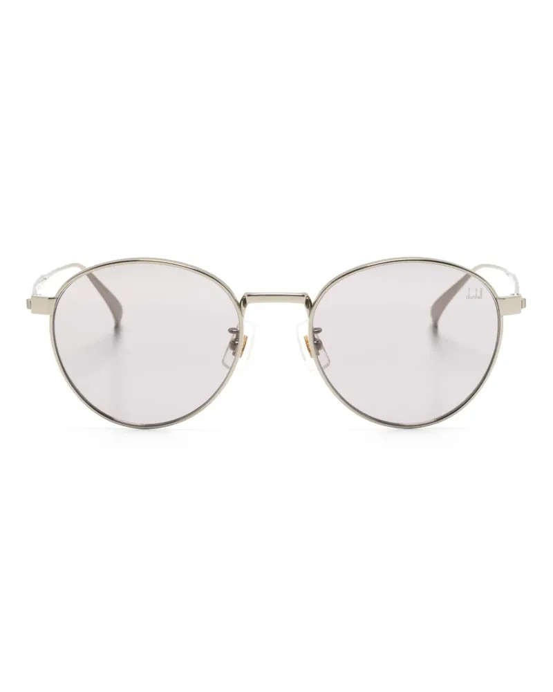 Dunhill Sonnenbrille mit rundem Gestell - Gold Gold