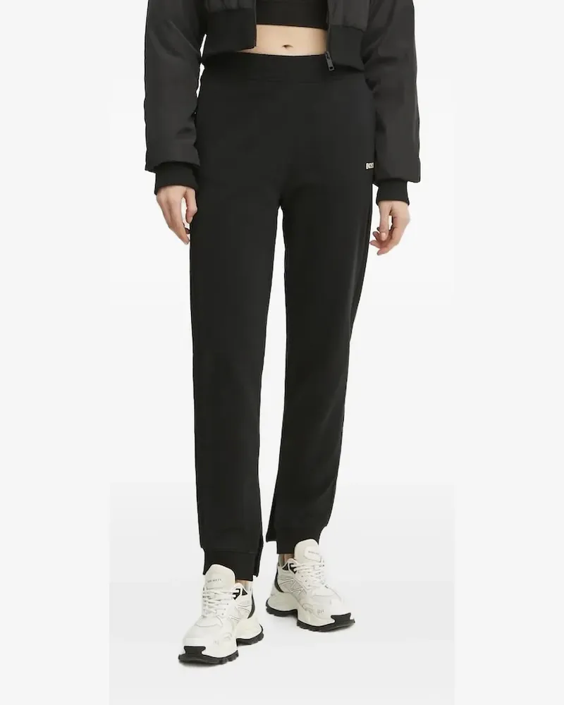 HUGO BOSS Jogginghose mit elastischen Bündchen - Schwarz Schwarz