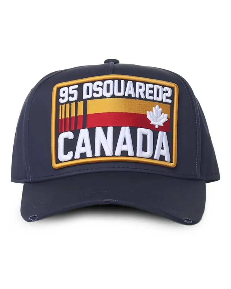 Dsquared2 Baseballkappe mit DSQ2-Patch - Blau Blau