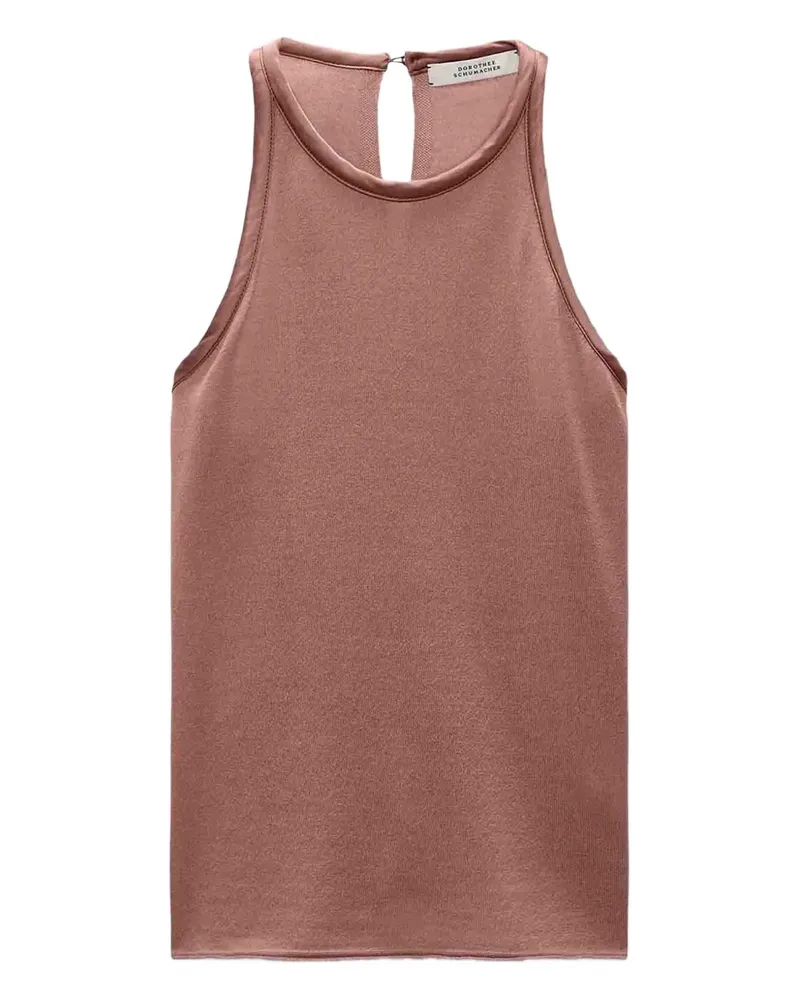 Dorothee Schumacher Gestricktes Tanktop mit Kontrastdetails - Rosa Rosa