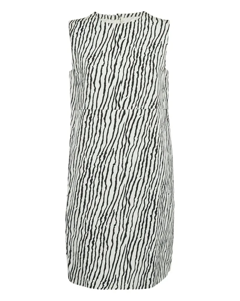 Max Mara Max Mara Pre-owned gestreiftes Kleid - Weiß Weiß
