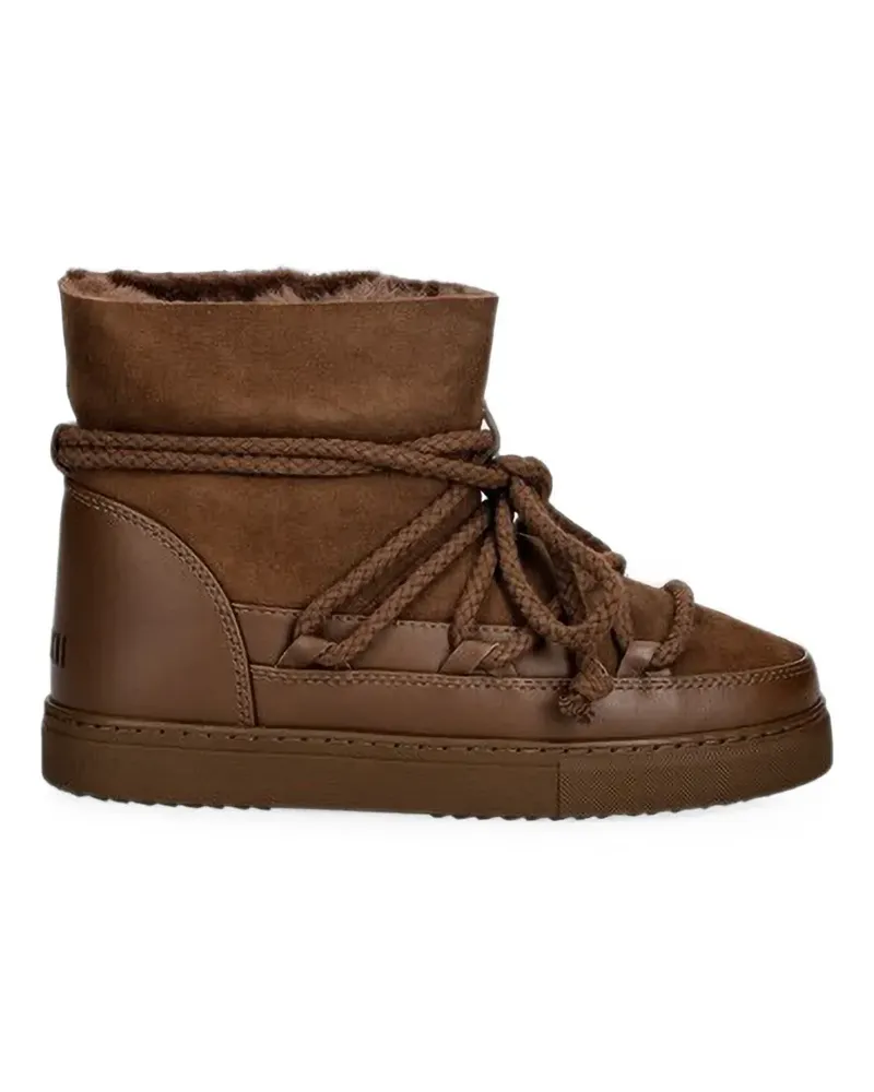 INUIKII Classic rope-laces ankle boots - Braun Braun