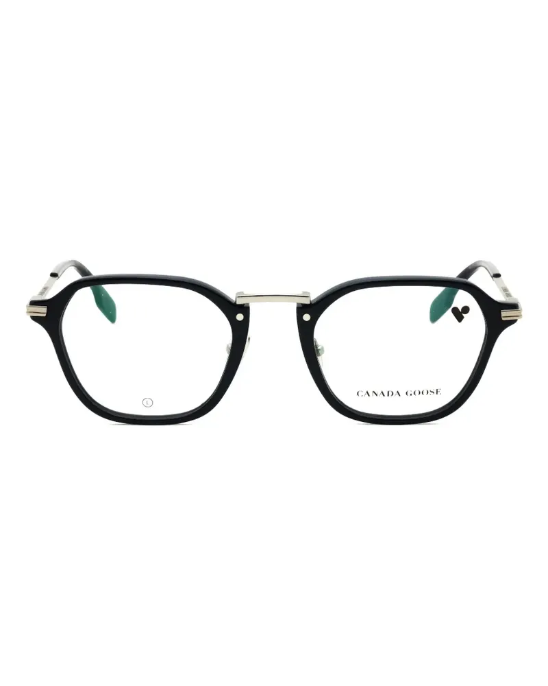Canada Goose geometric-frame glasses - Schwarz Schwarz