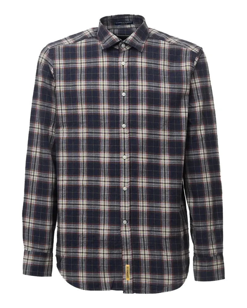 B.D. Baggies Madras-check cotton shirt - Blau Blau