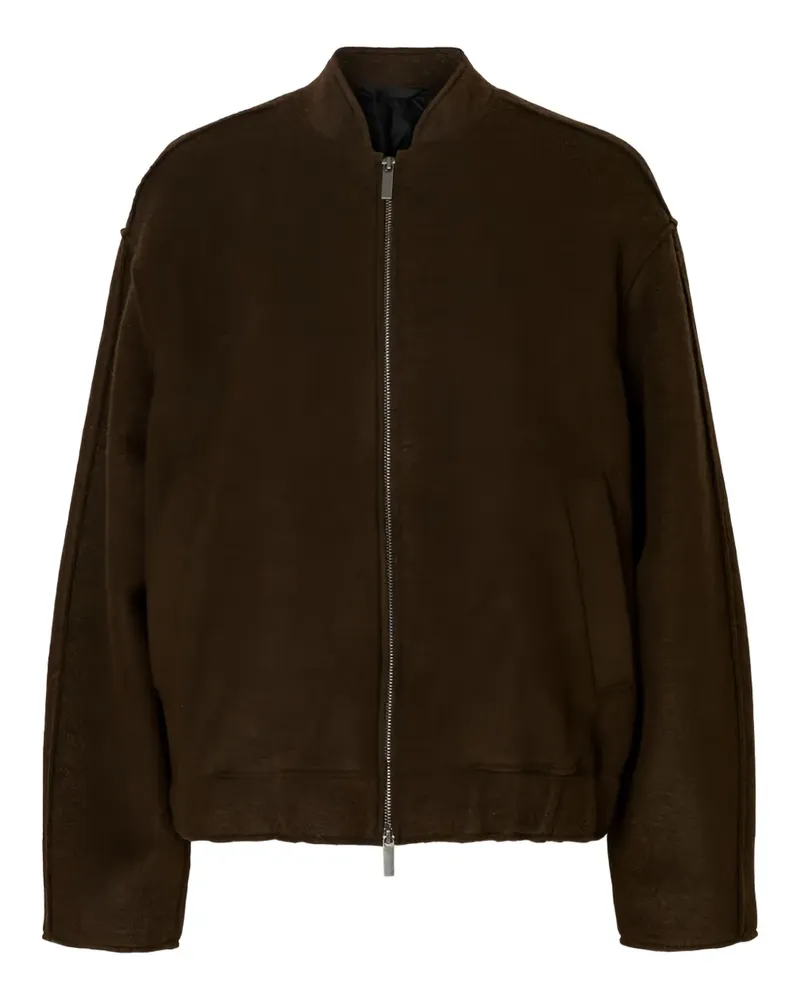 Selected Bomberjacke mit Reißverschluss - Braun Braun