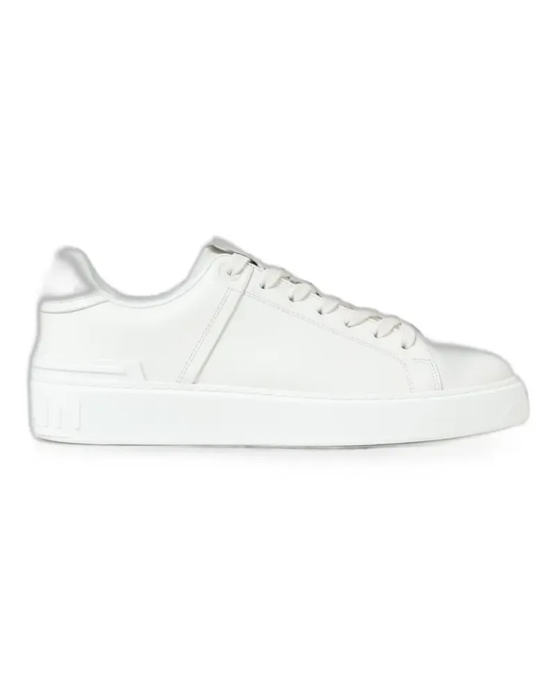 Balmain B-Court leather sneakers - Weiß Weiß