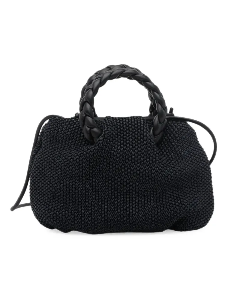 HEREU Bombom braided tote bag - Schwarz Schwarz