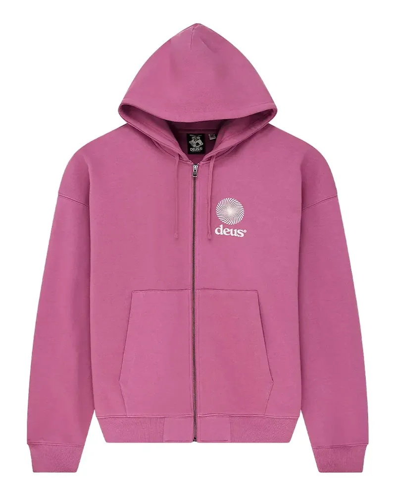 Deus Ex Machina Strata Kapuzenjacke - Rosa Rosa
