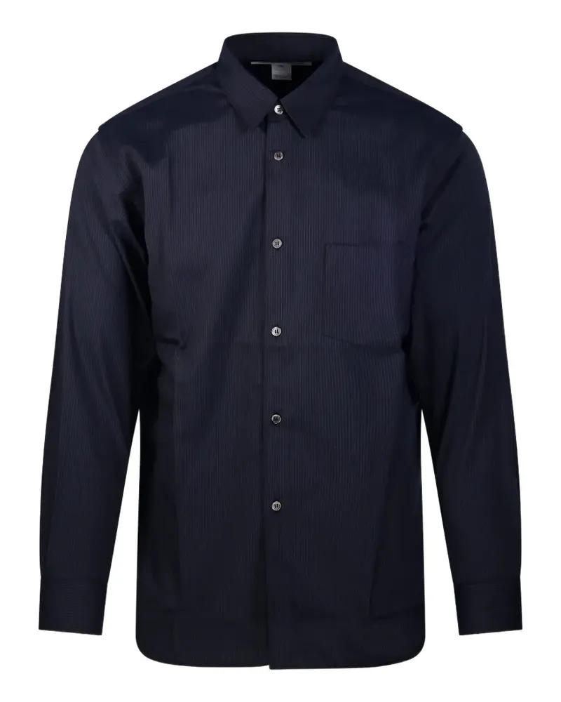 Comme des Garçons Hemd mit Nadelstreifen - Blau Blau