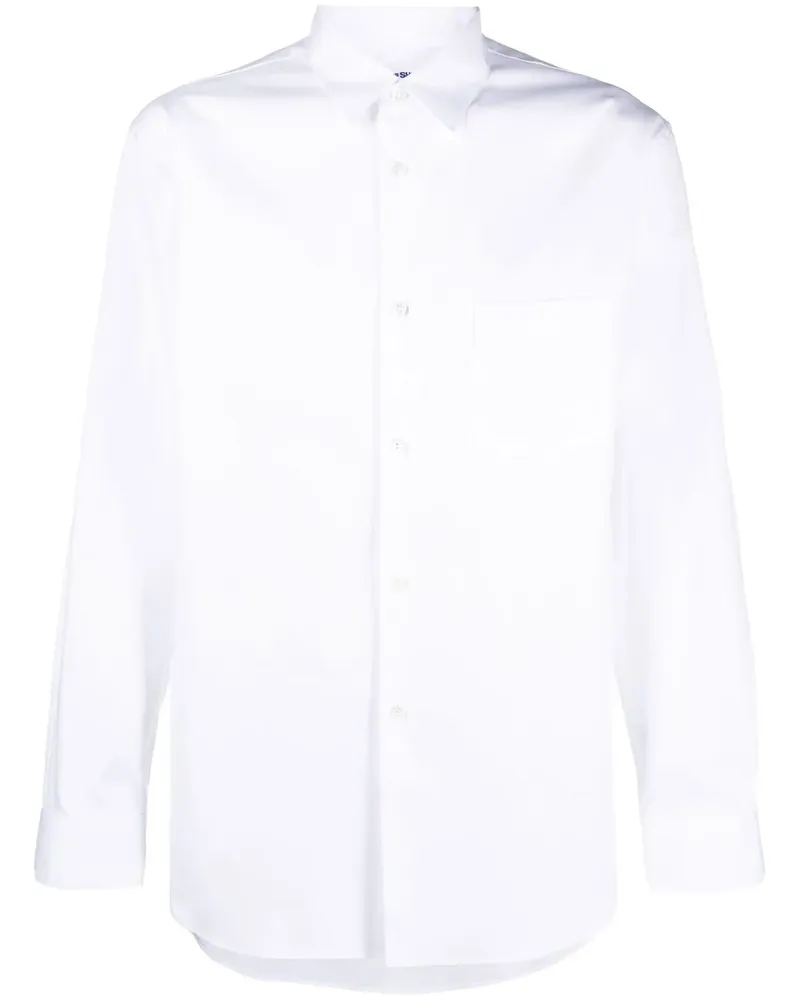 Comme des Garçons Shape 2 Oxford-Hemd - Weiß Weiß