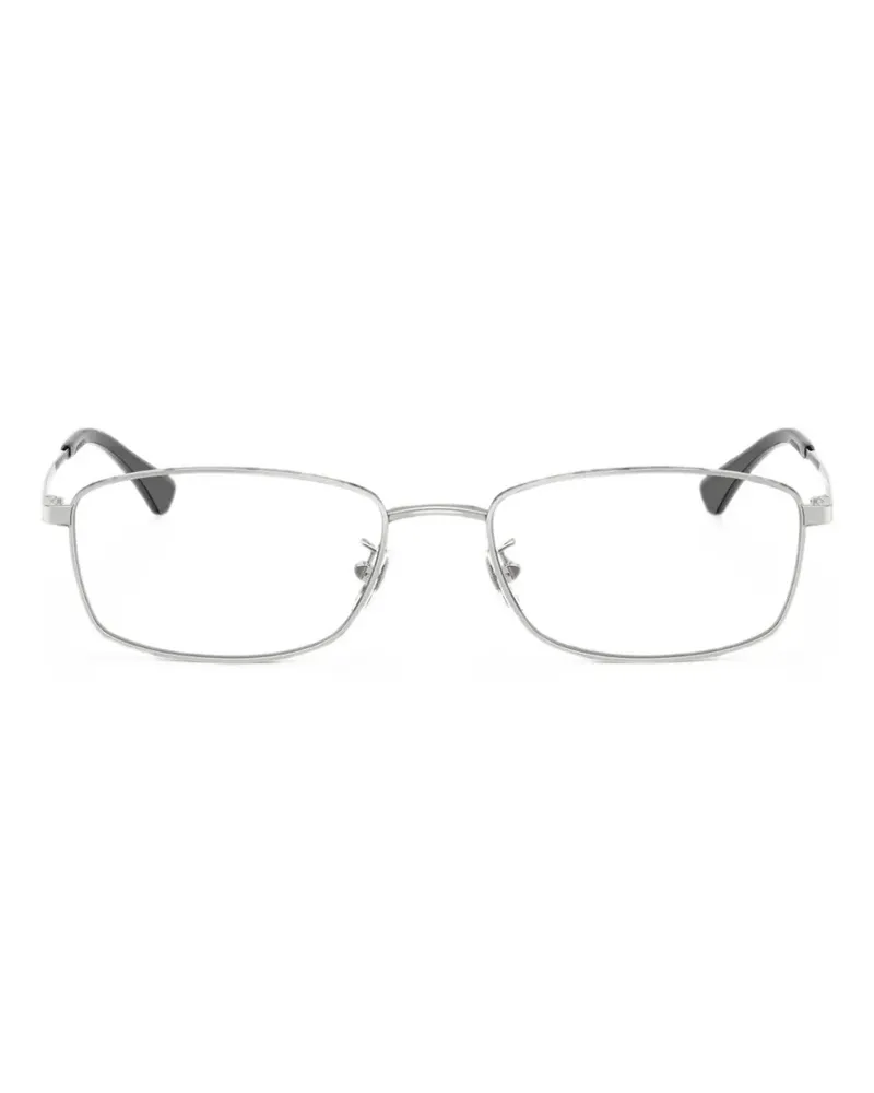 Emporio Armani Brille mit eckigem Gestell - Silber Silber