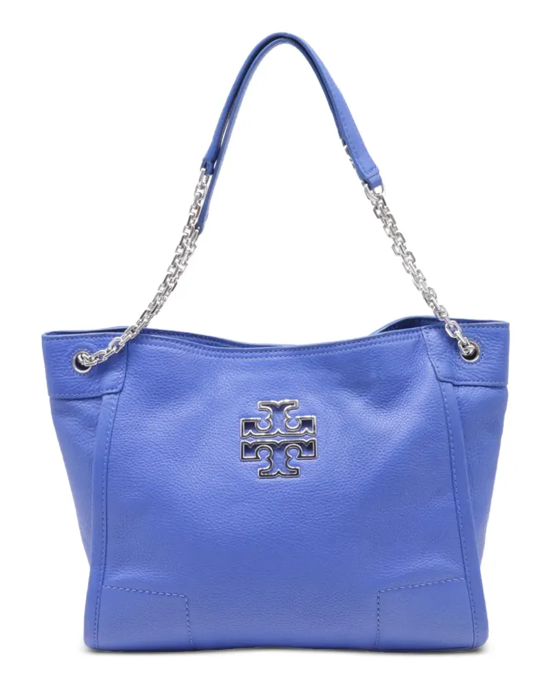 Tory Burch Britten Tote Bag mit Kette - Blau Blau