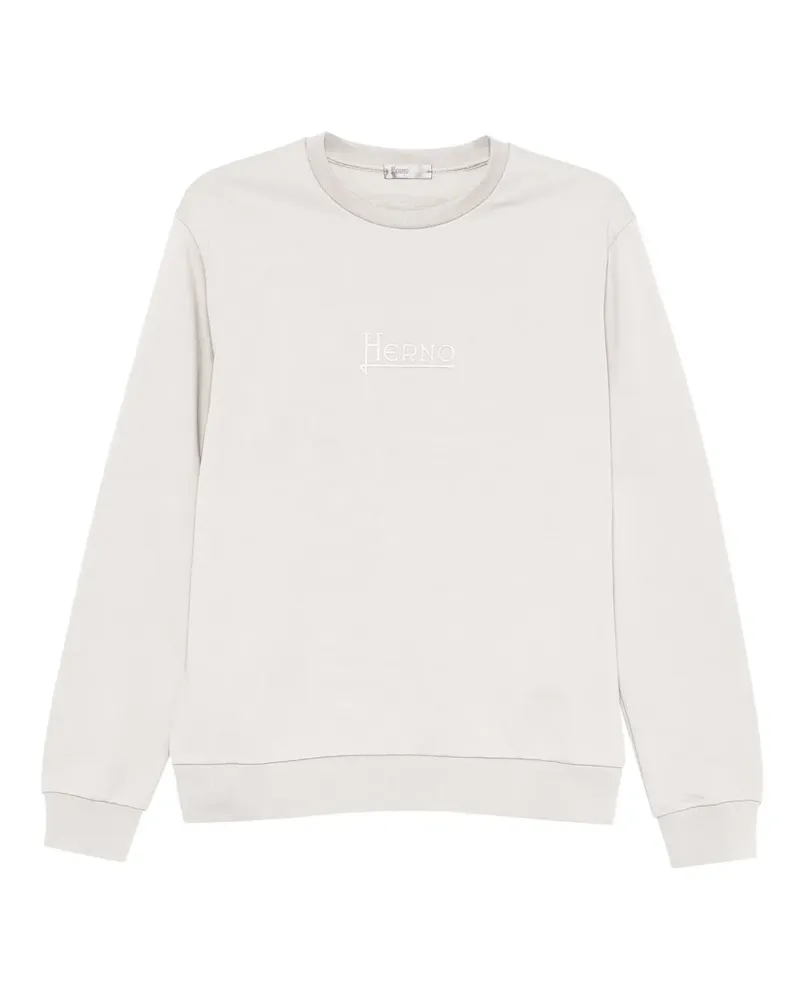 Herno Sweatshirt mit Logo-Print - Nude Nude