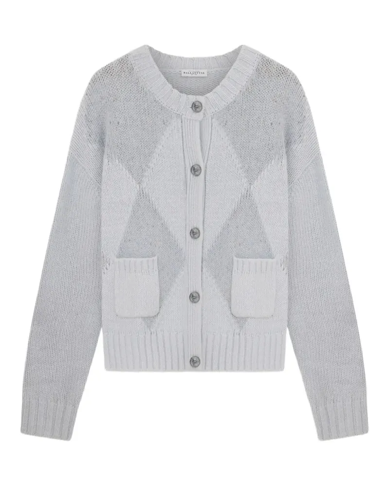 Ballantyne Cardigan mit Argyle-Muster - Grau Grau