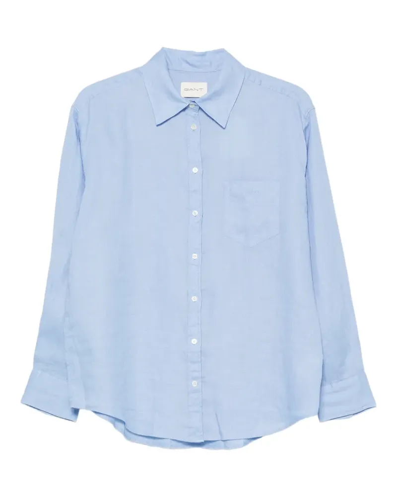 Gant chest-pocket button-up shirt - Blau Blau