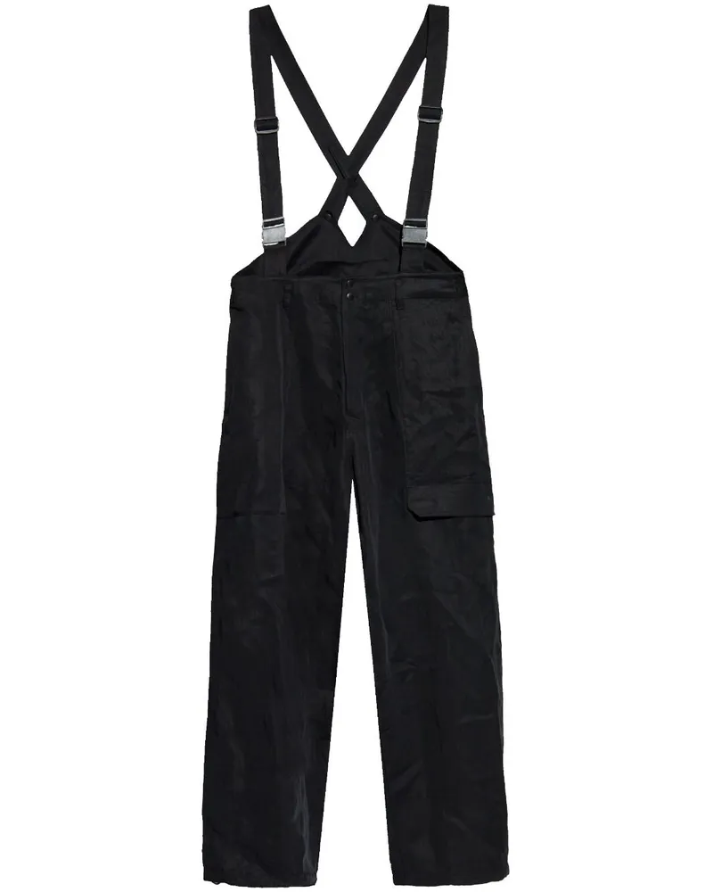 Y-3 Hose mit Hosenträgern - Schwarz Schwarz