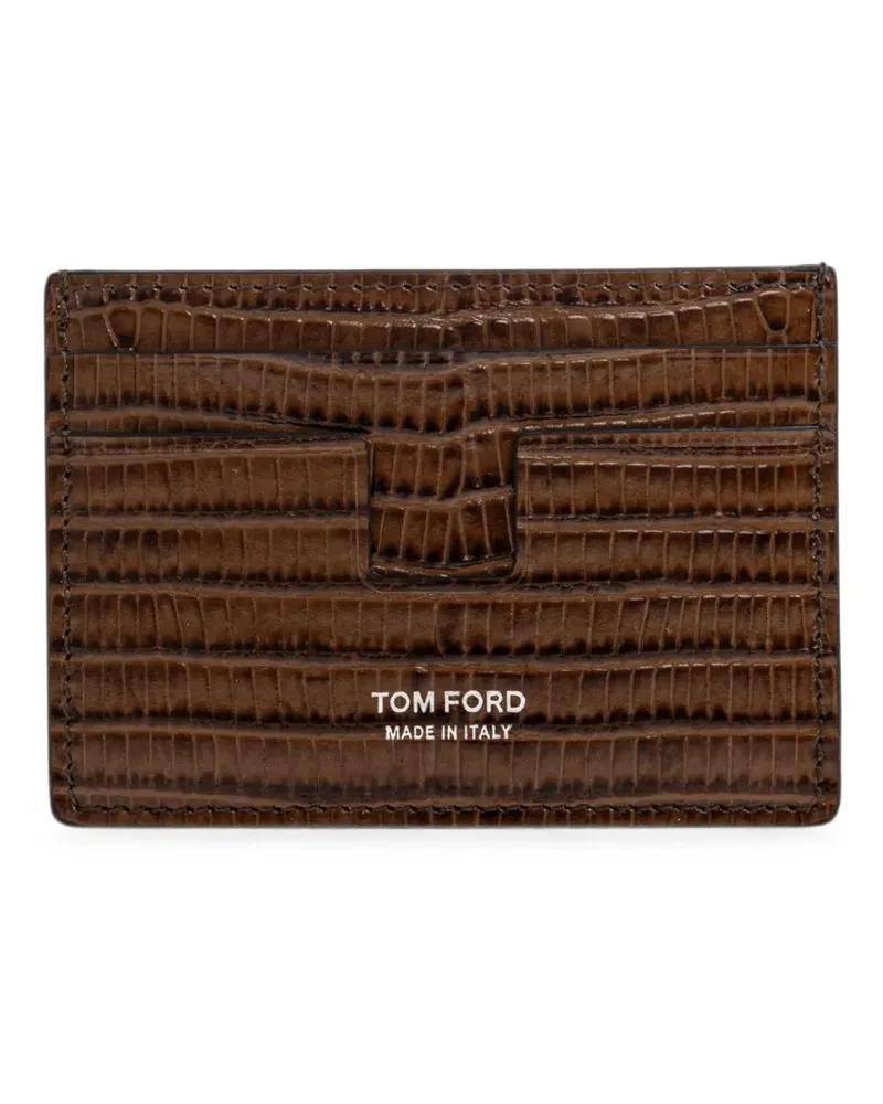 Tom Ford Klassisches Kartenetui - Braun Braun